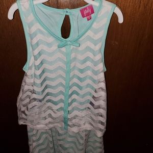 Little Girls Tank/Skirt Set Size M
